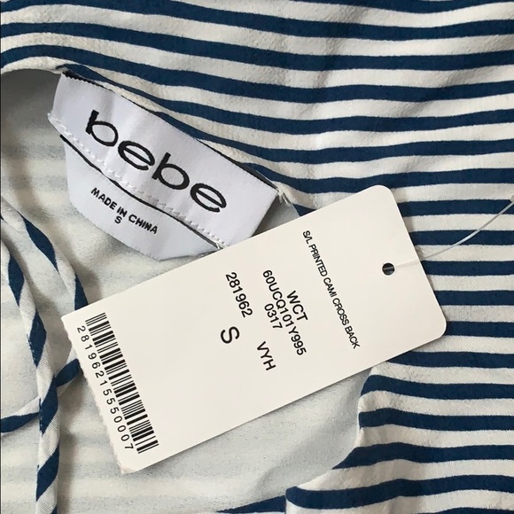 🌷Women BeBe crossback Cami top - Picture 5 of 8